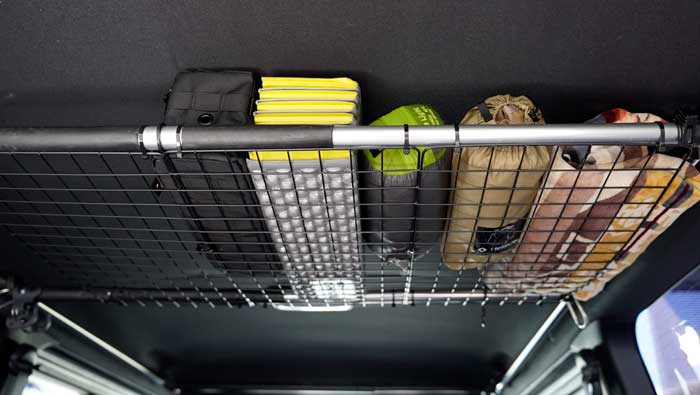 ハイエース　天井収納　DIY