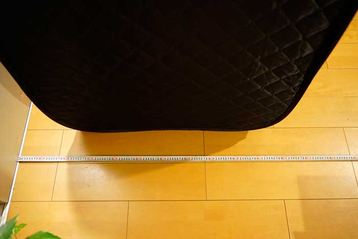 おうちDEサウナ　設置スペース